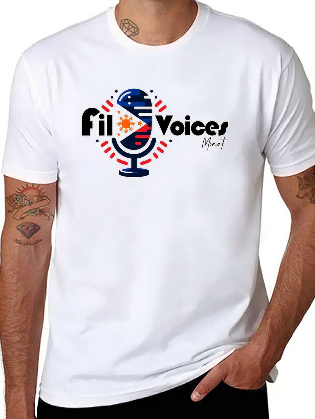 Fil Voices Project Black T-Shirt