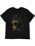Medusa Graphic Tee - Stylish Black T-Shirt