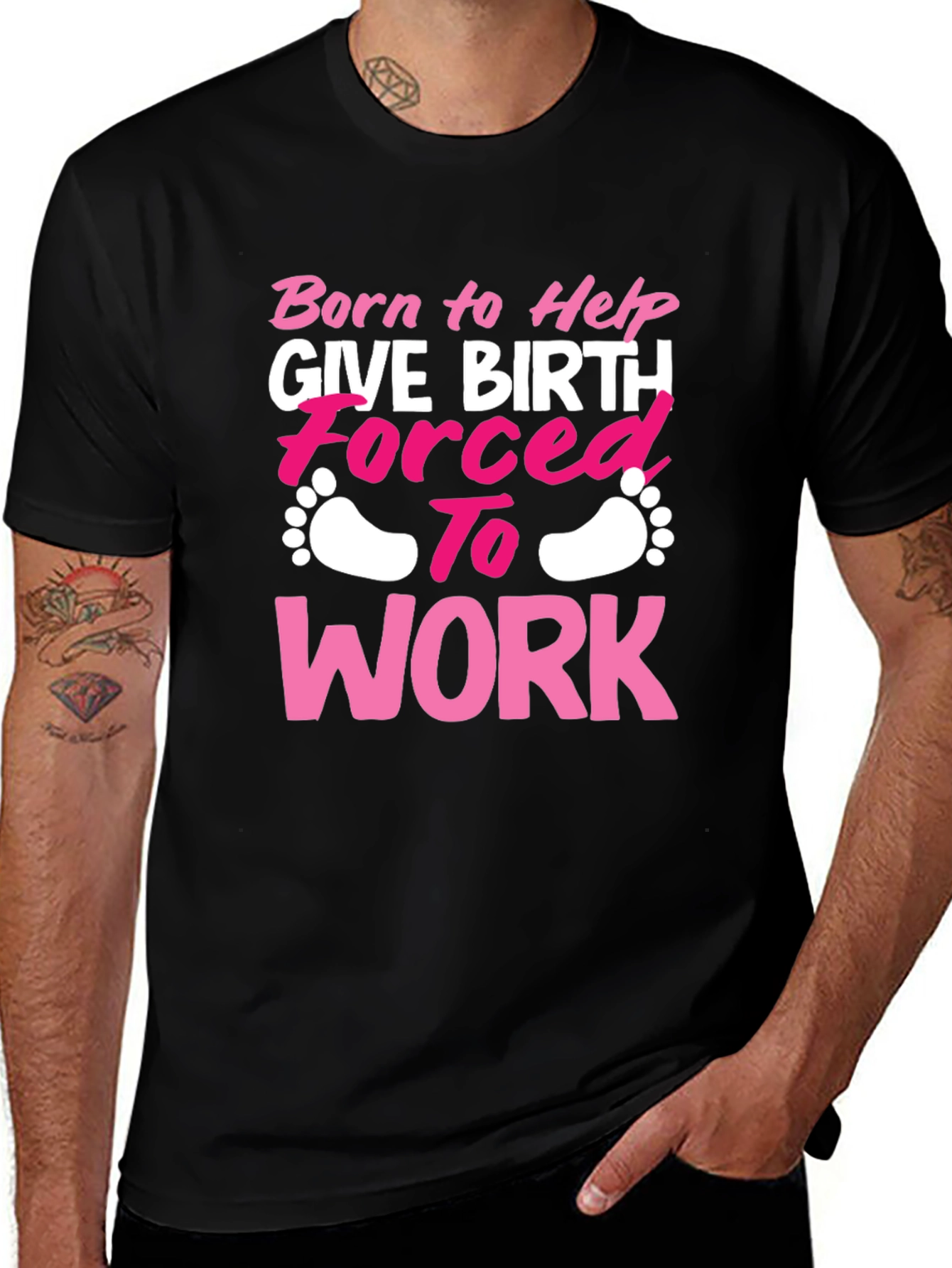 Born to Help Give Birth T-Shirt