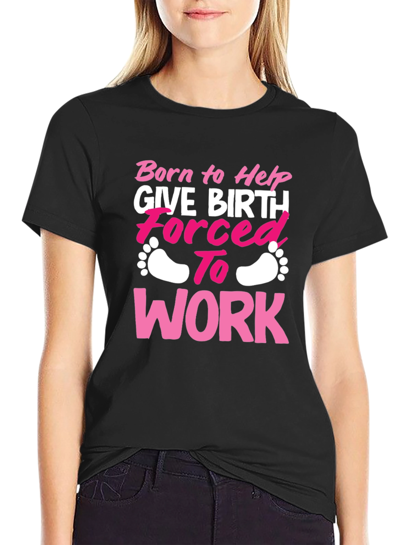 Born to Help Give Birth T-Shirt