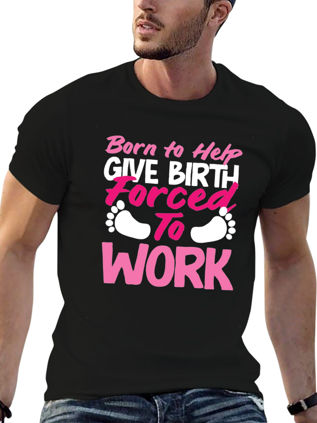 Born to Help Give Birth T-Shirt