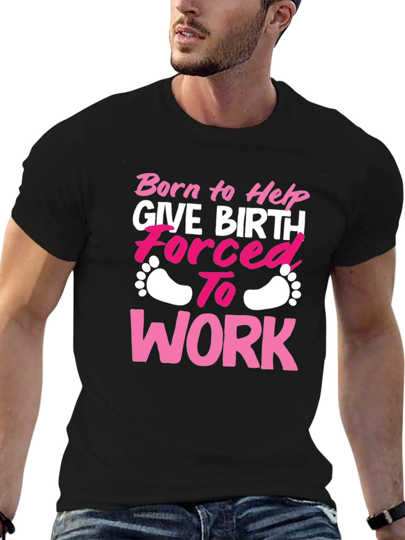 Born to Help Give Birth T-Shirt