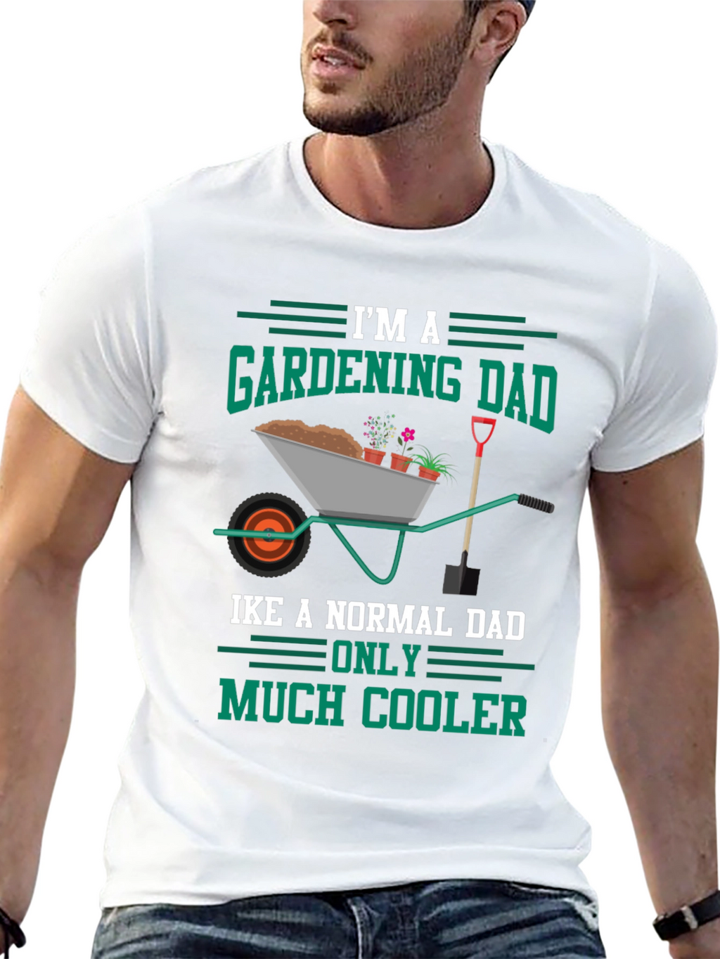 Gardening Dad Graphic Tee - Cool Dad Shirt