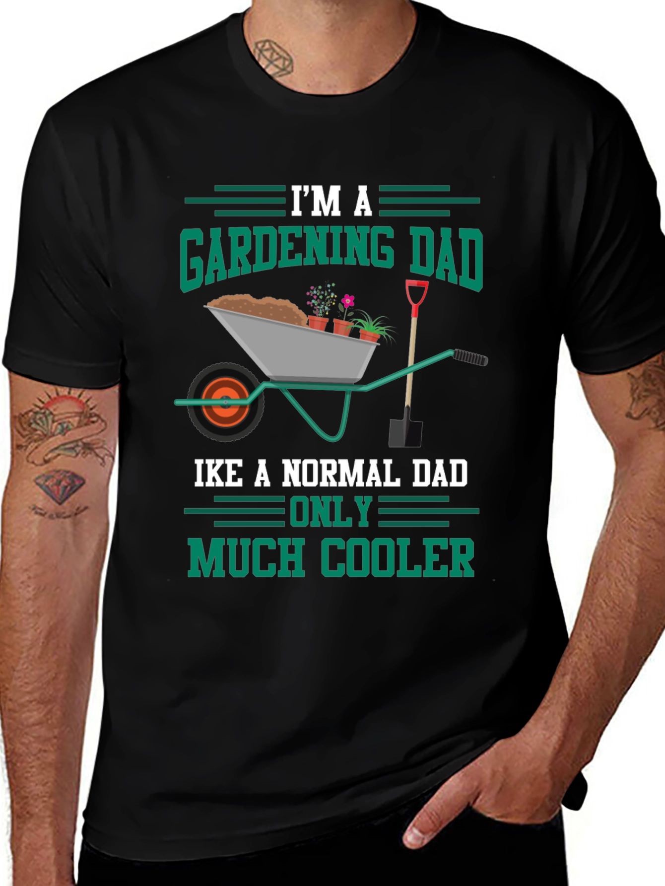 Gardening Dad Graphic Tee - Cool Dad Shirt