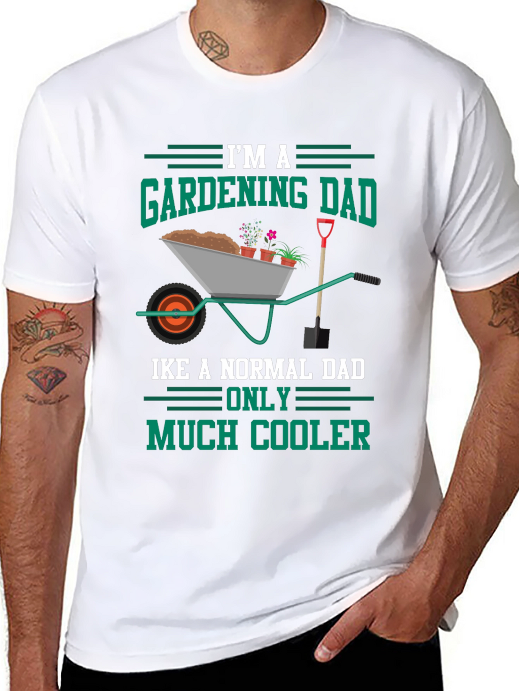 Gardening Dad Graphic Tee - Cool Dad Shirt