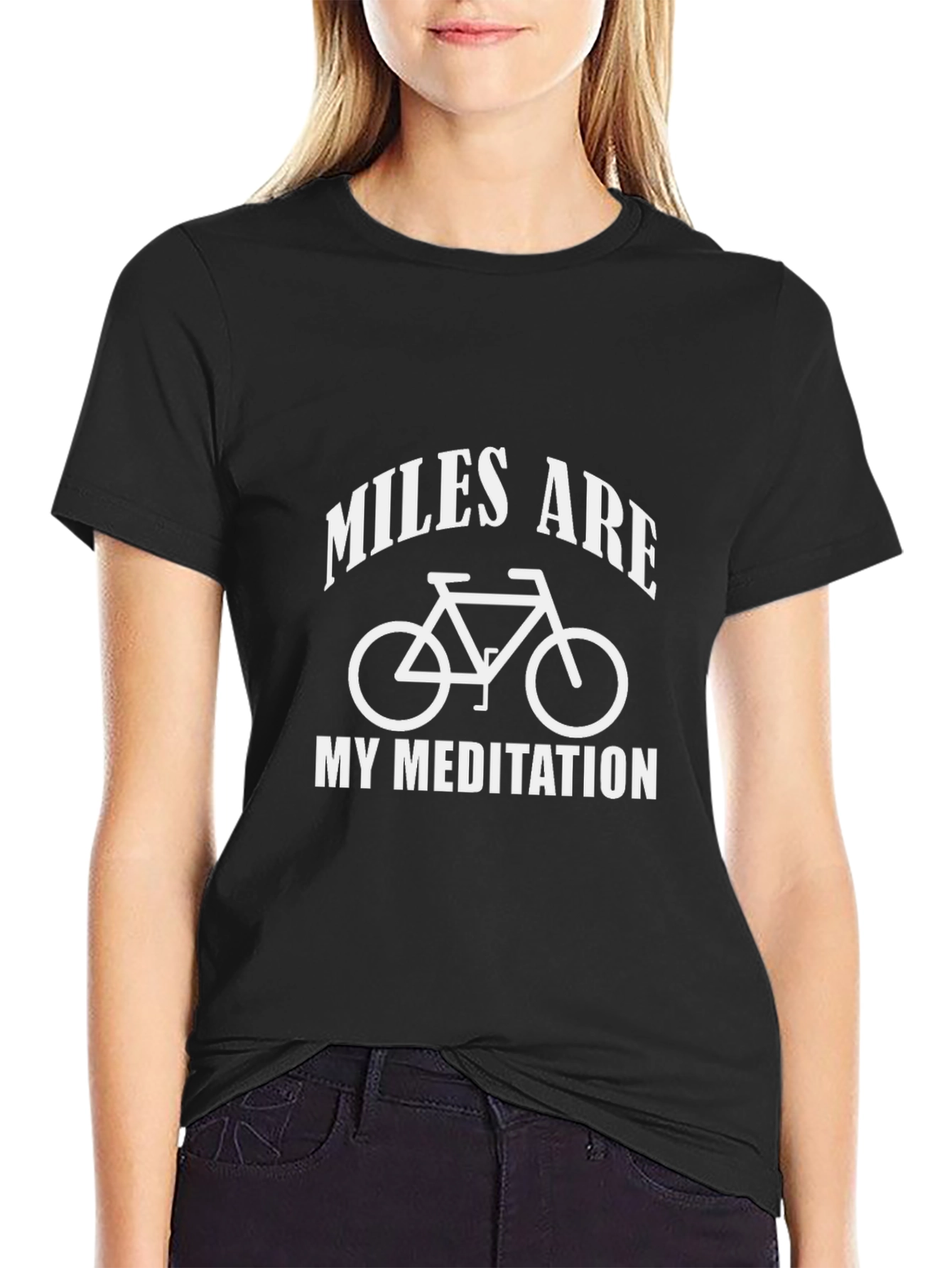 Miles Are My Meditation Bike T-Shirt