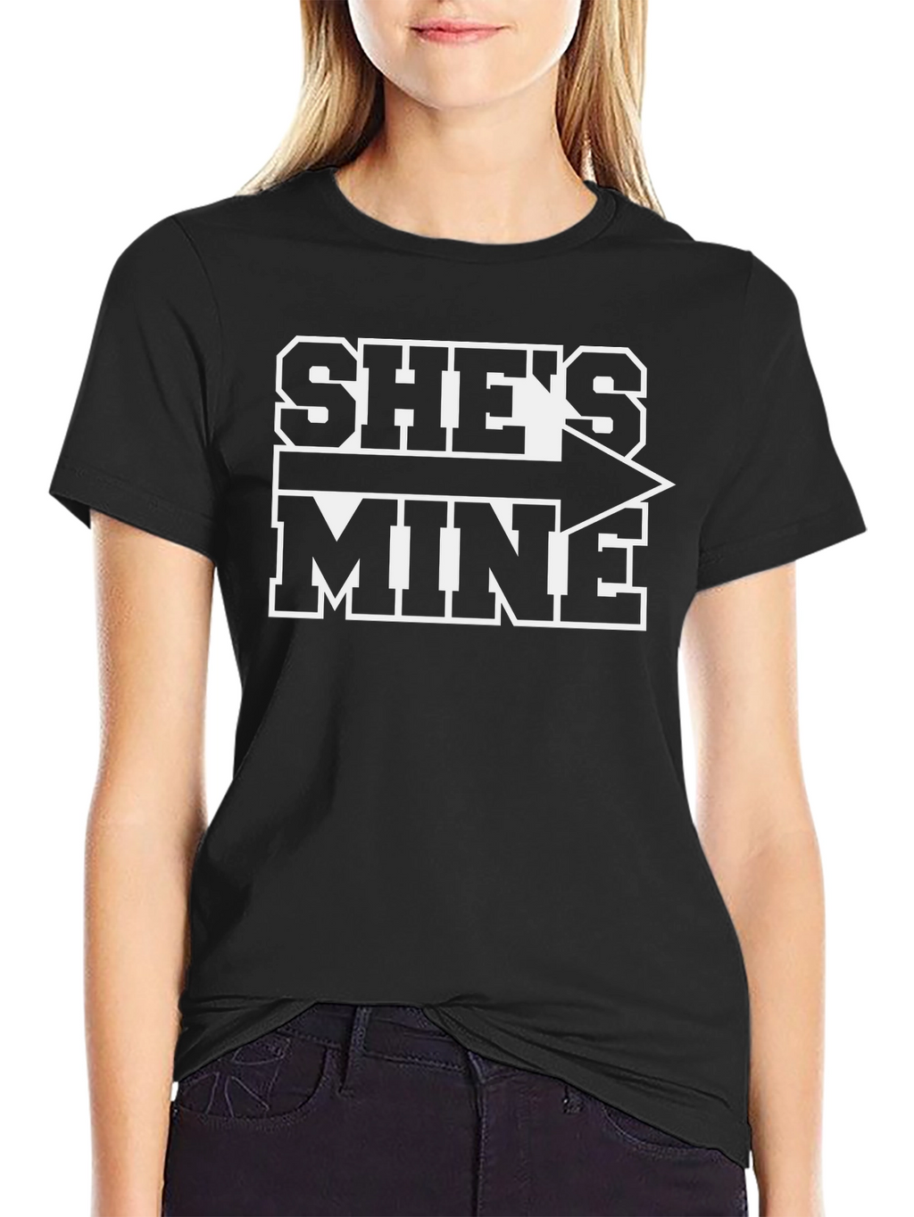 Shes Mine Matching Couple T-Shirt