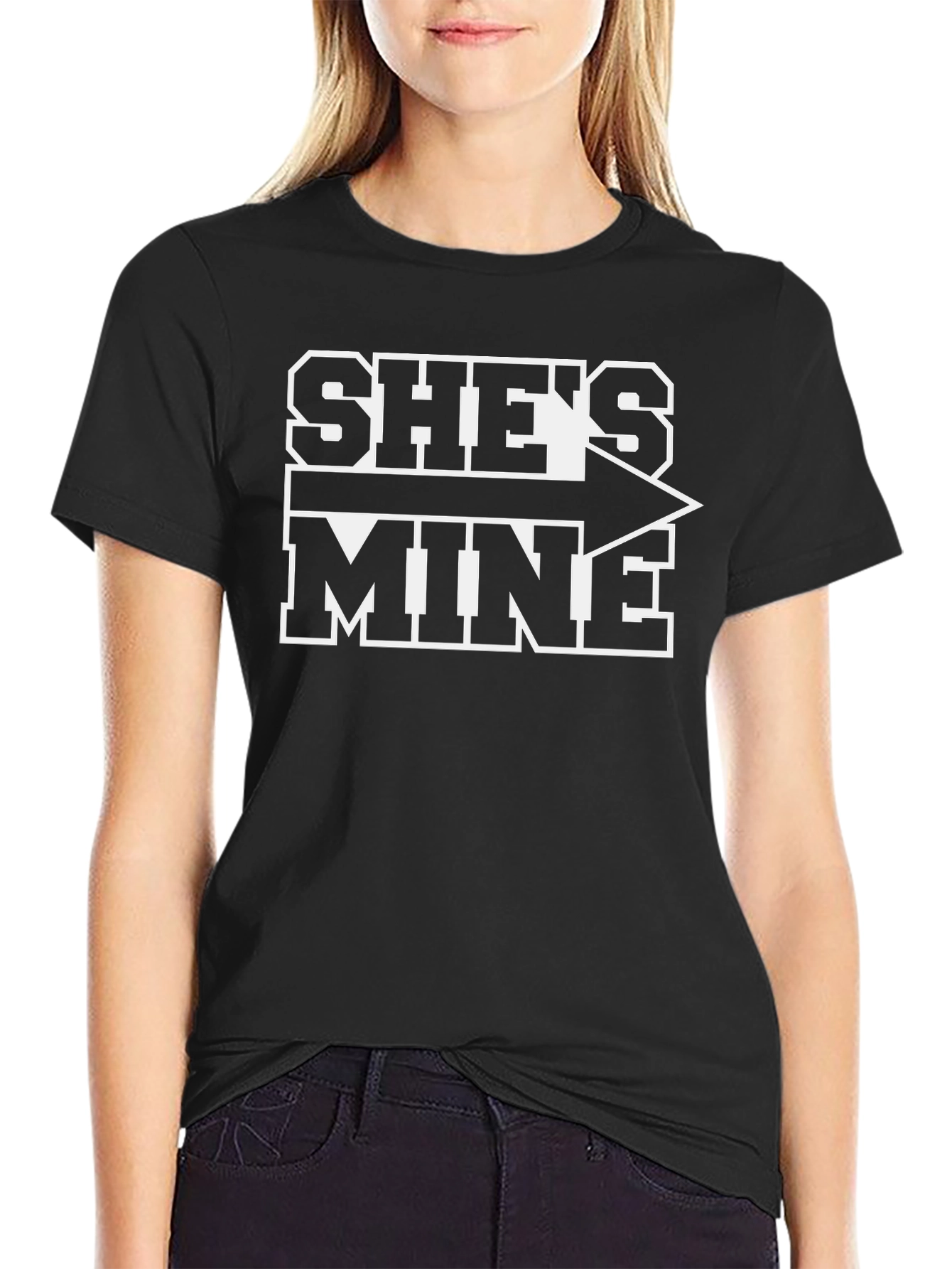 Shes Mine Matching Couple T-Shirt