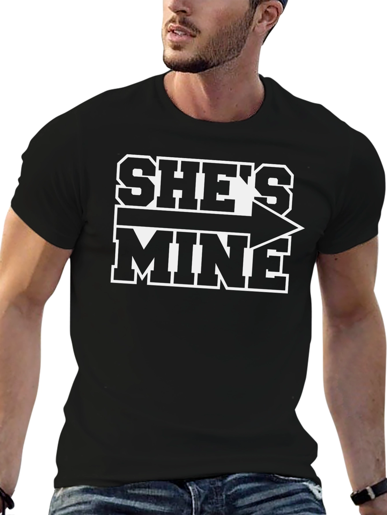 Shes Mine Matching Couple T-Shirt