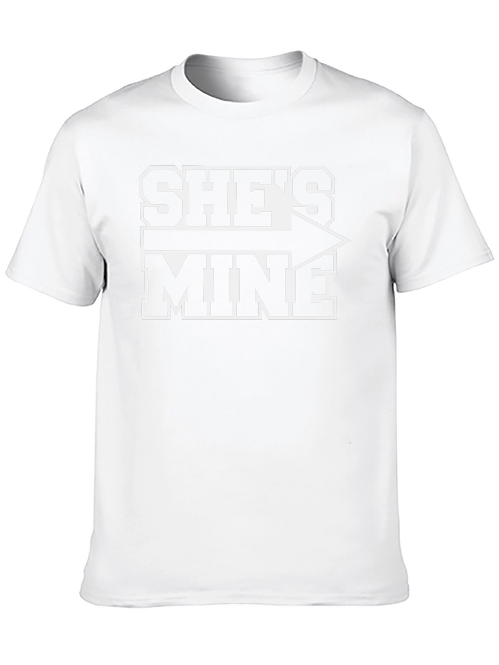 Shes Mine Matching Couple T-Shirt