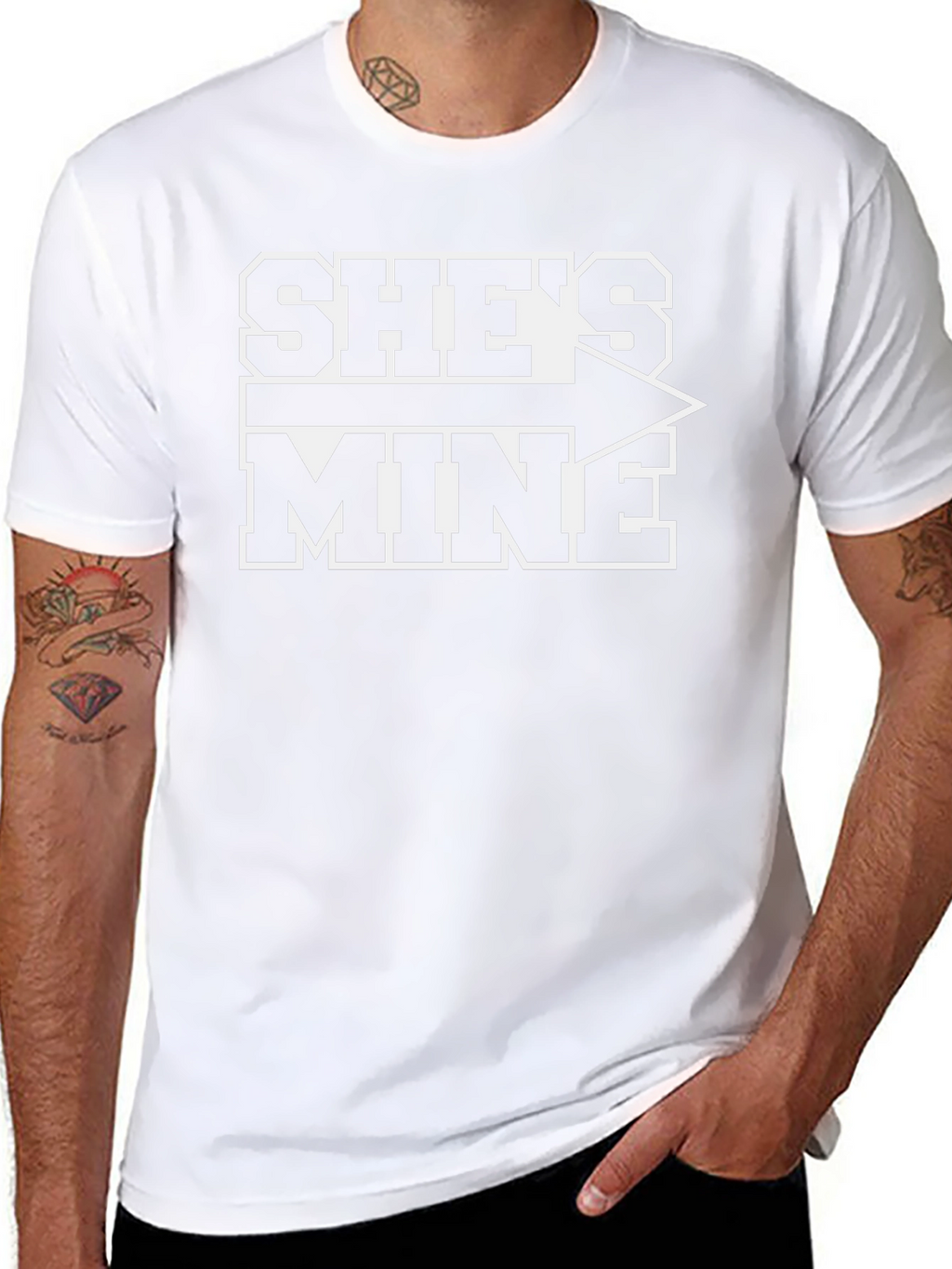 Shes Mine Matching Couple T-Shirt