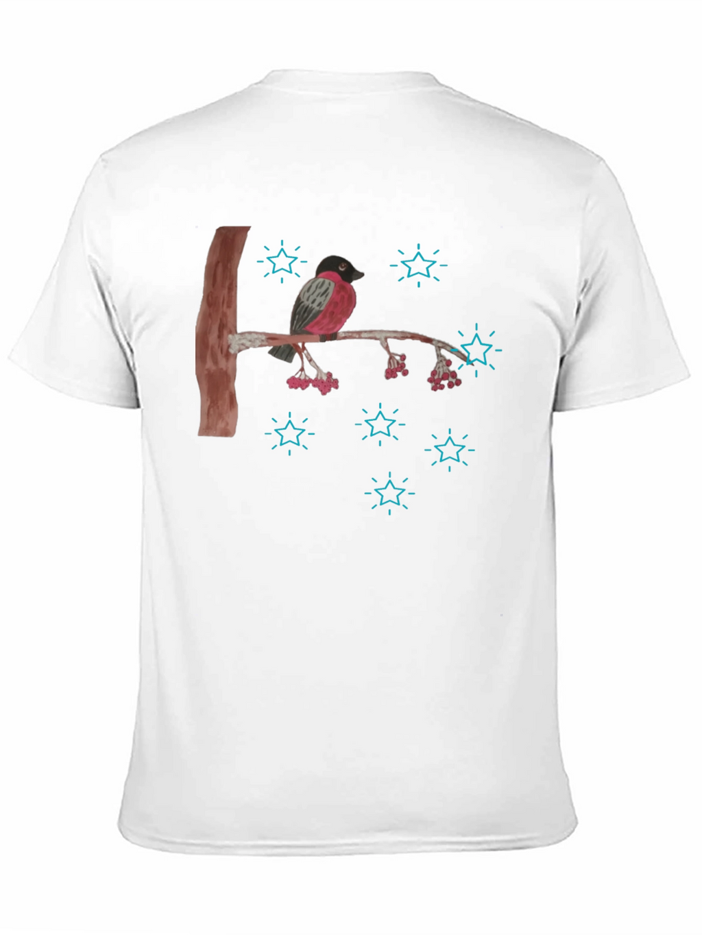 Bird on Branch Graphic T-Shirt
