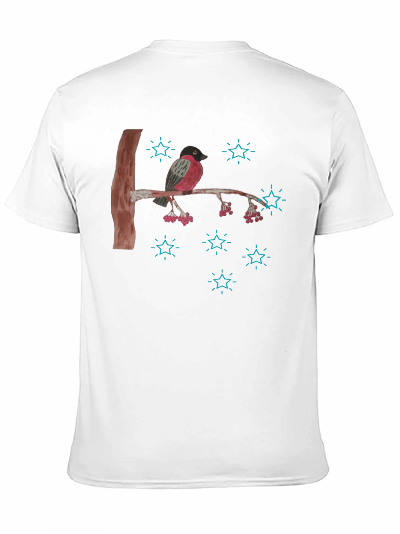 Bird on Branch Graphic T-Shirt