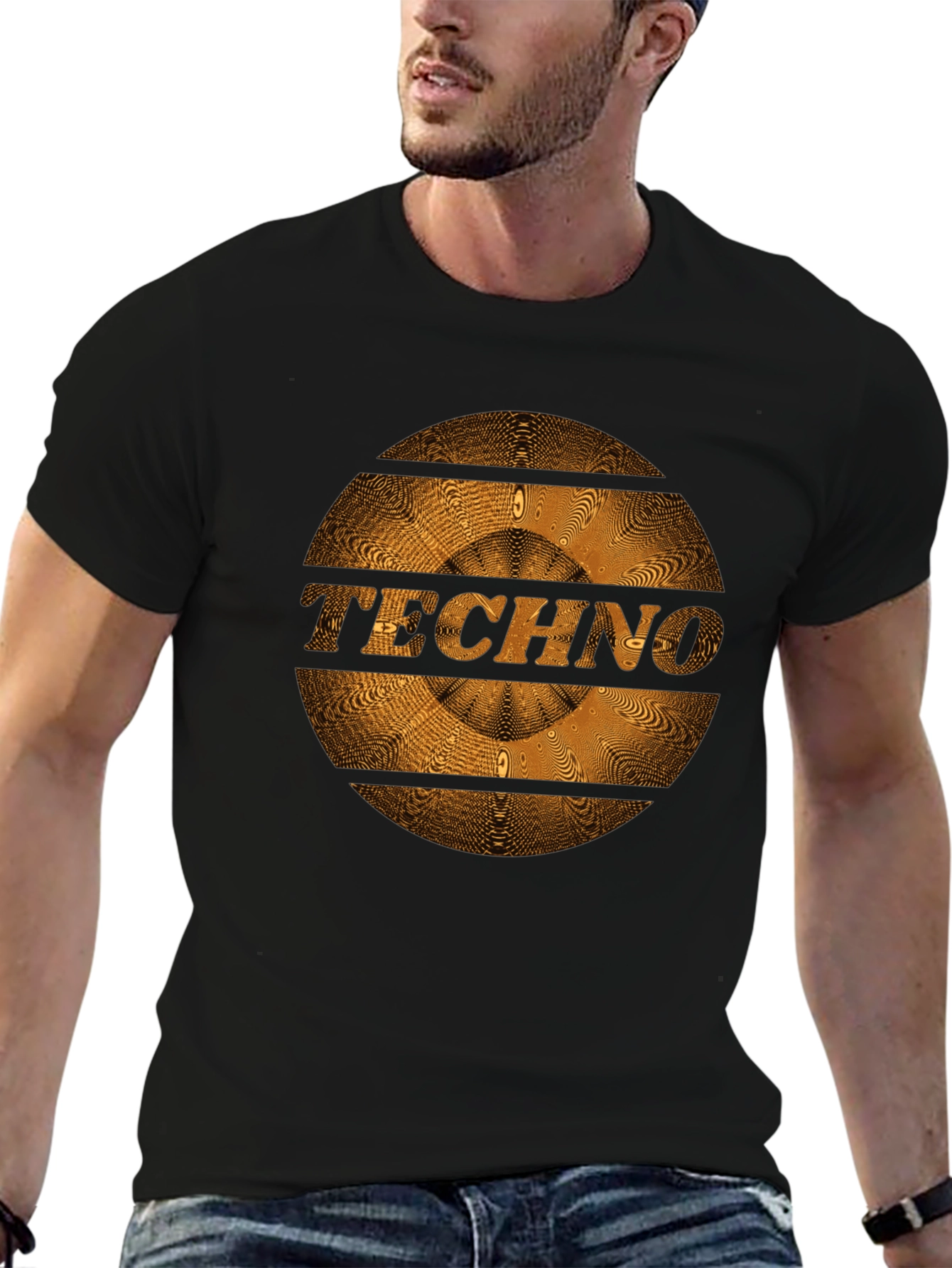 Techno Music Inspired Graphic T-Shirt