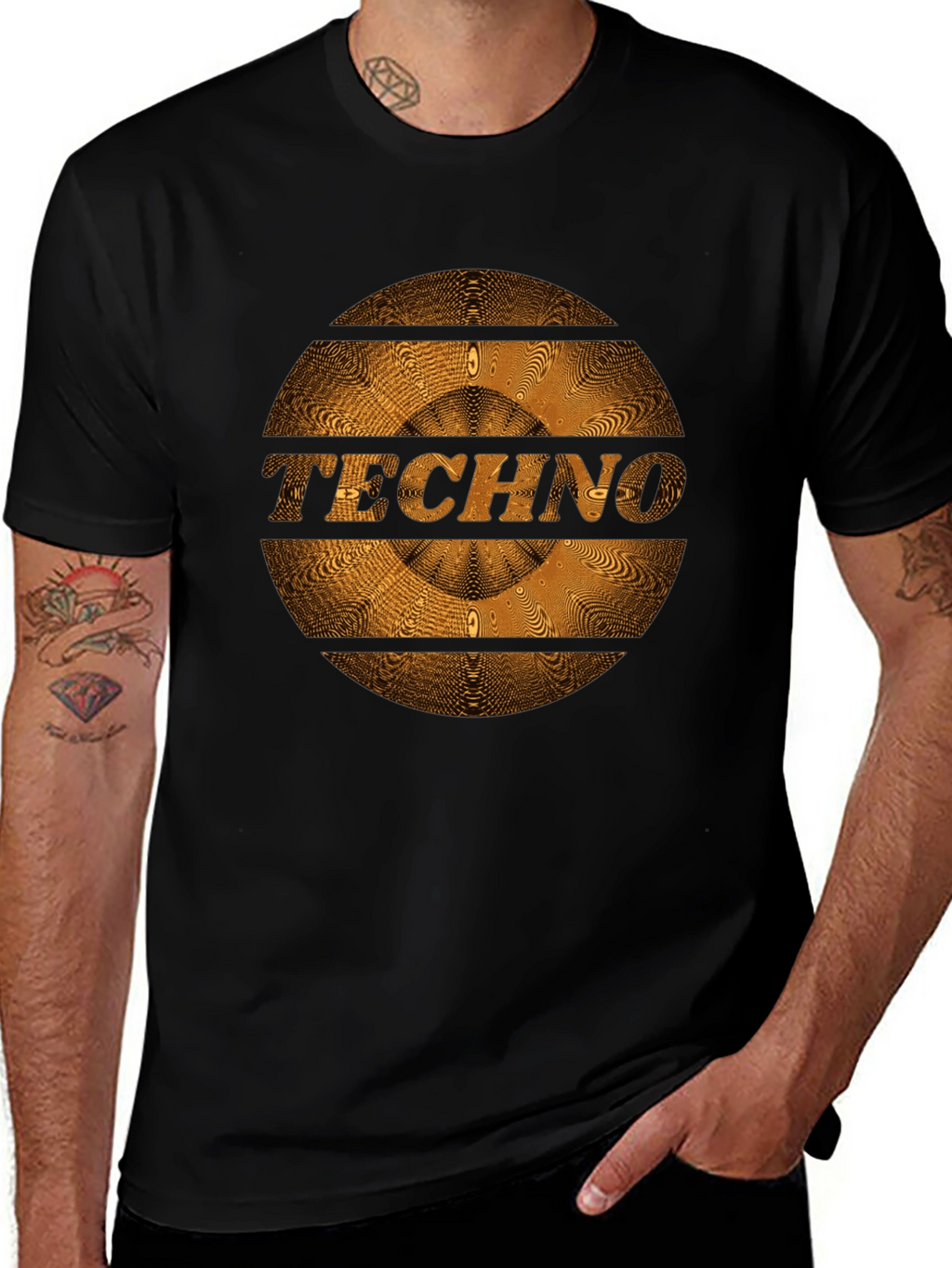 Techno Music Inspired Graphic T-Shirt