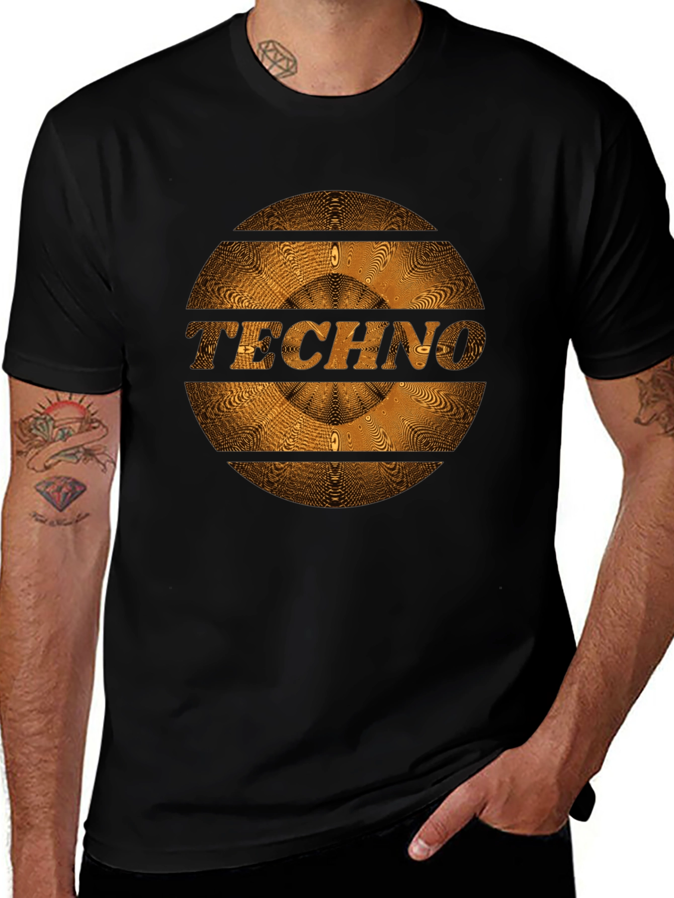 Techno Music Inspired Graphic T-Shirt