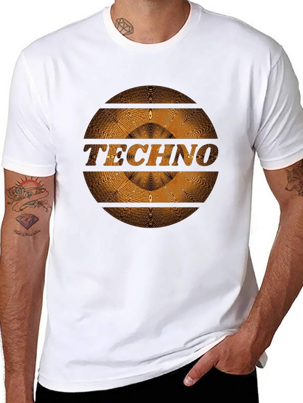 Techno Music Inspired Graphic T-Shirt