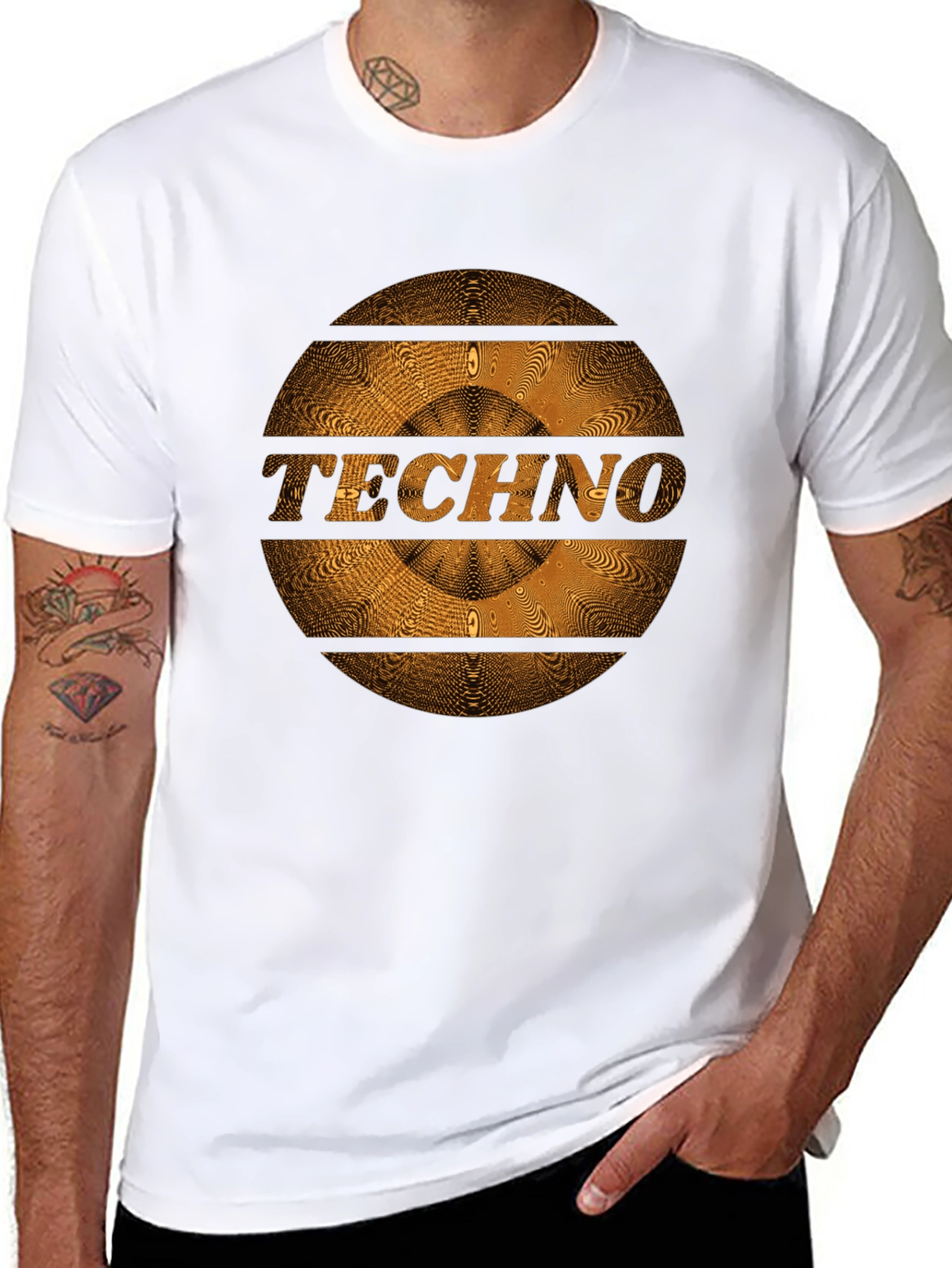 Techno Music Inspired Graphic T-Shirt
