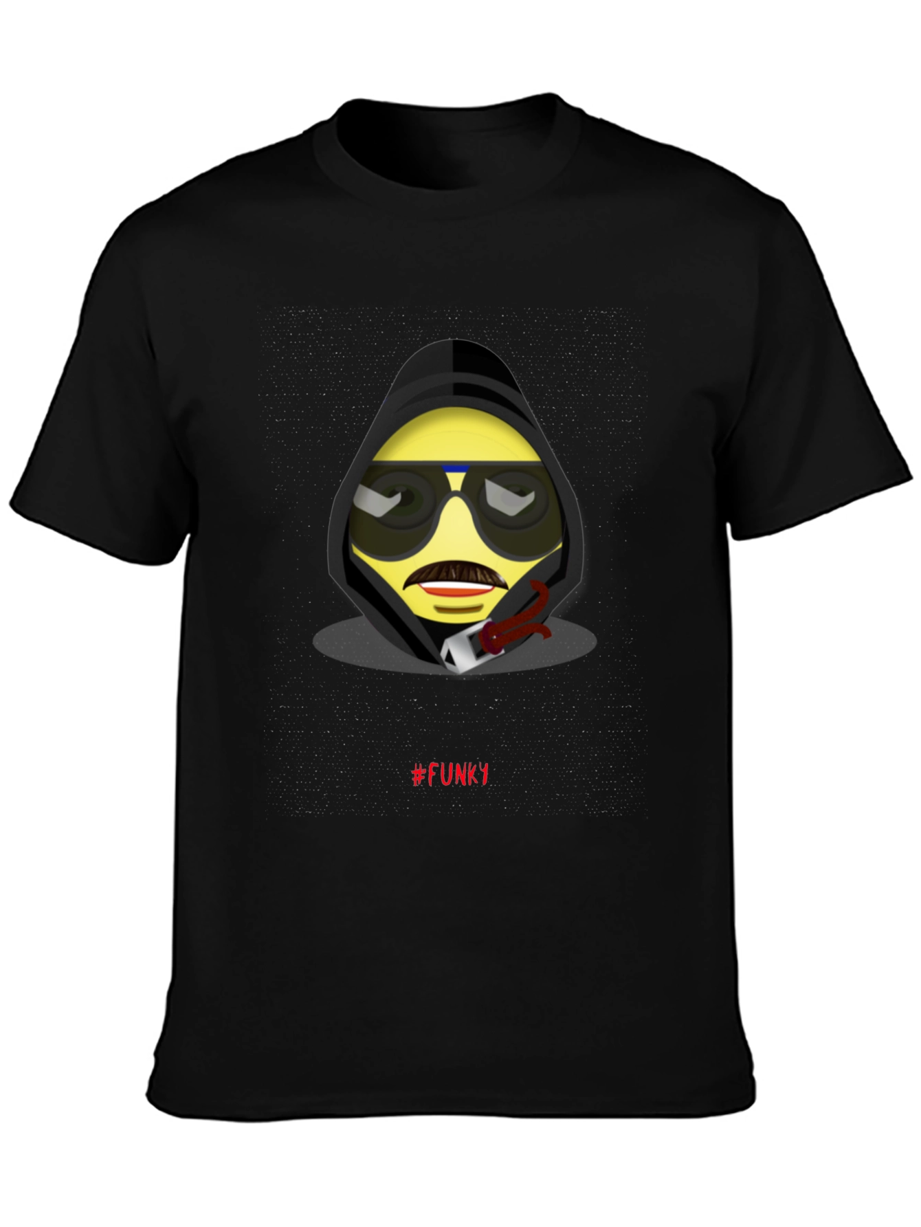 Funky Emoji Graphic T-Shirt