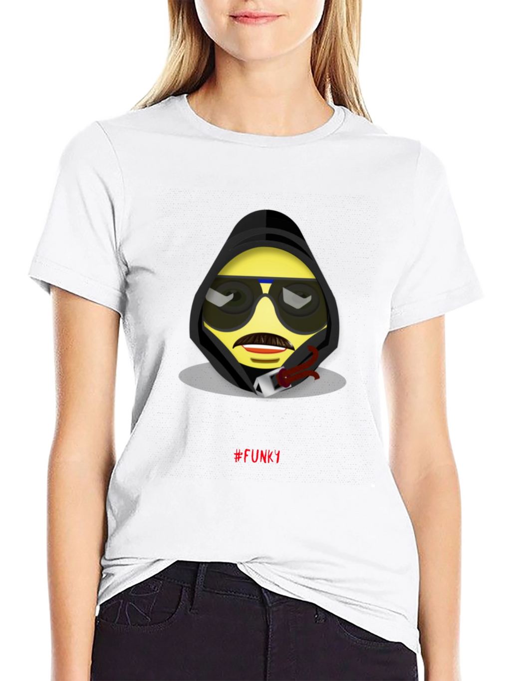Funky Emoji Graphic T-Shirt