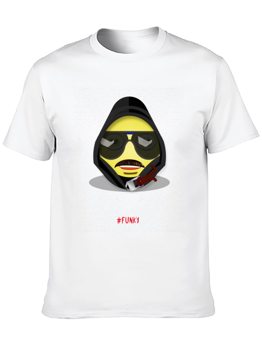 Funky Emoji Graphic T-Shirt
