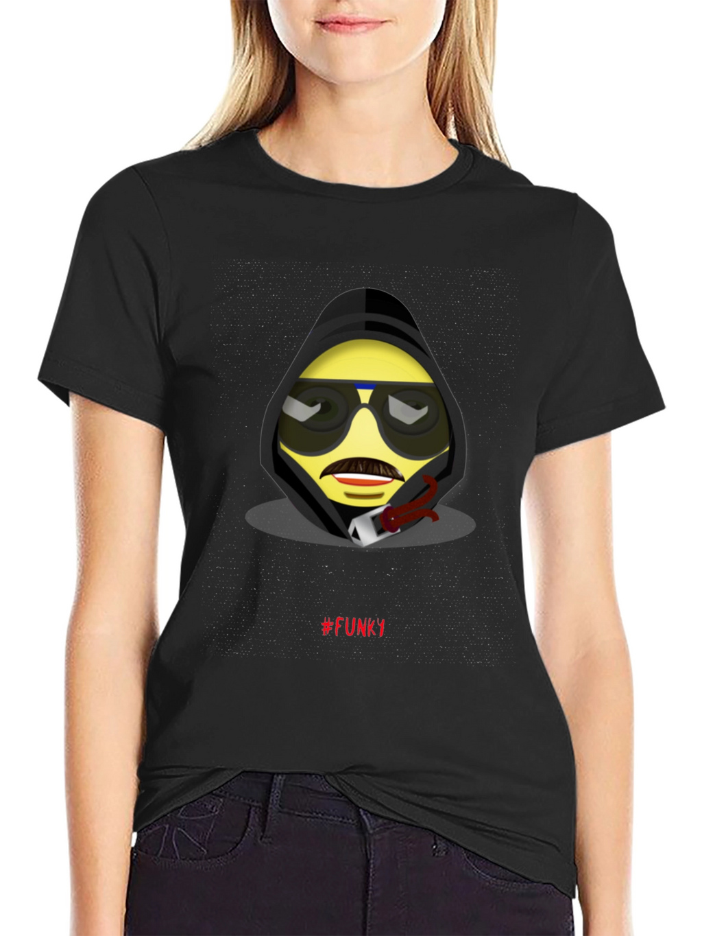 Funky Emoji Graphic T-Shirt