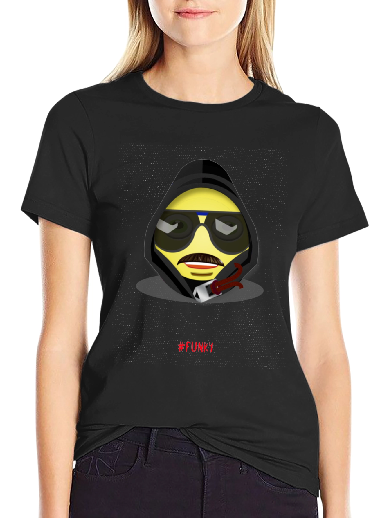 Funky Emoji Graphic T-Shirt