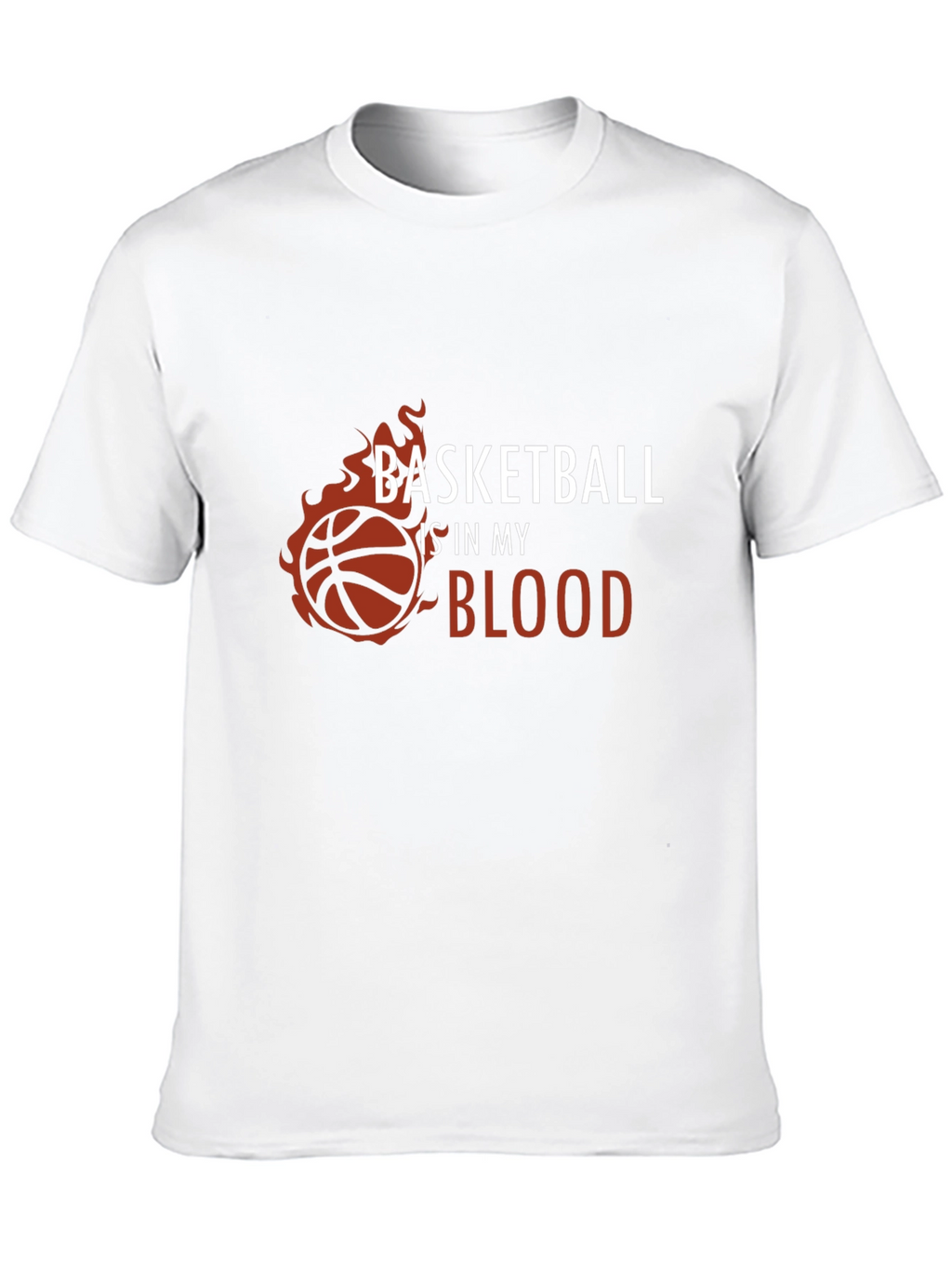 Basketball is in My Blood Graphic T-Shirt