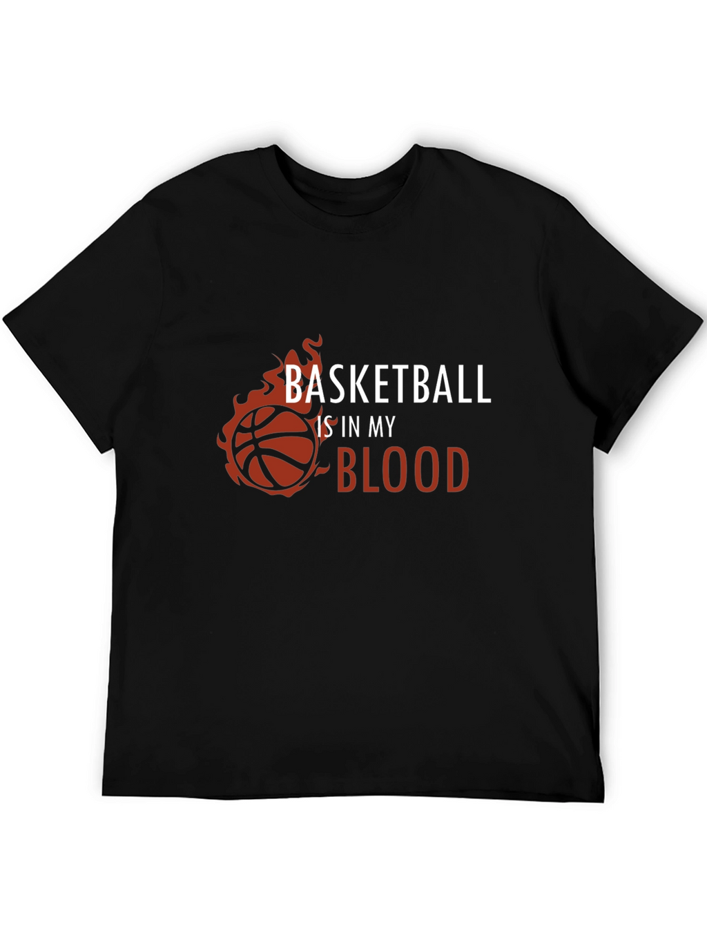 Basketball is in My Blood Graphic T-Shirt