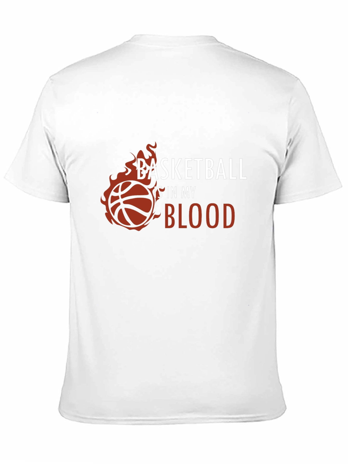 Basketball is in My Blood Graphic T-Shirt