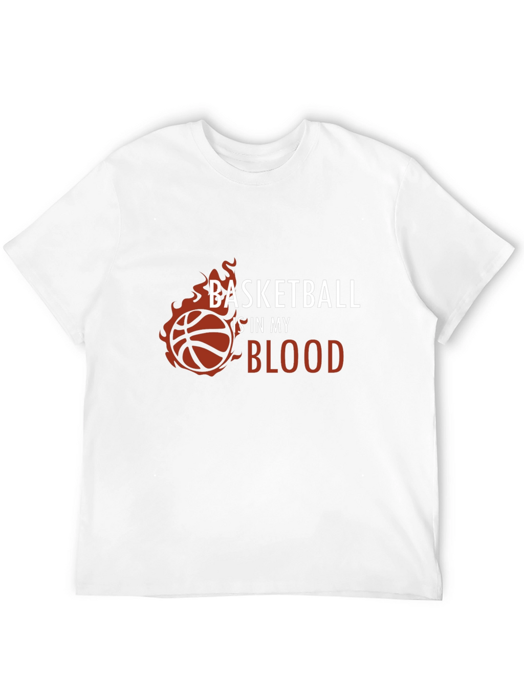 Basketball is in My Blood Graphic T-Shirt