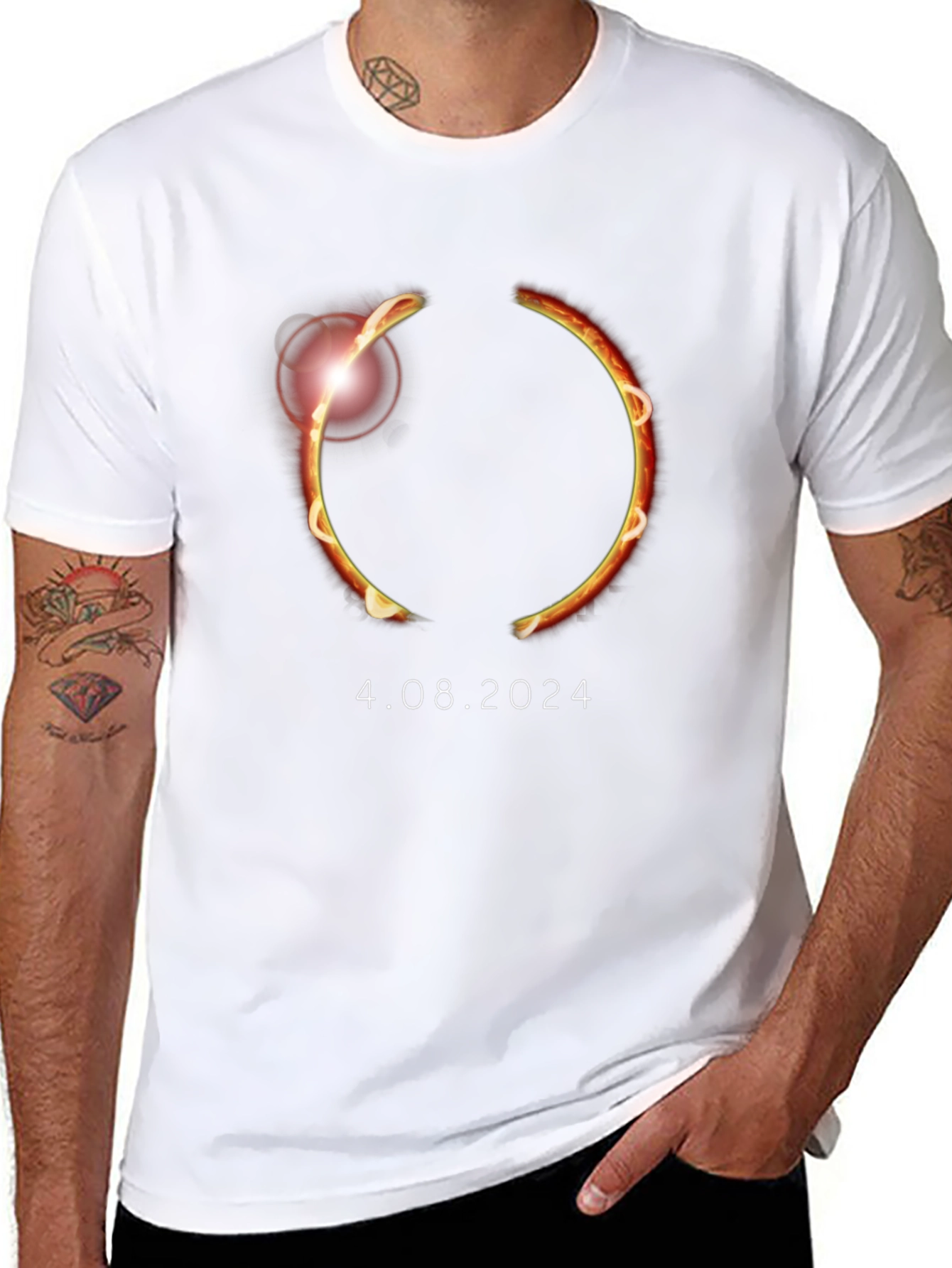 Total Solar Eclipse 4.08.2024 Graphic Tee