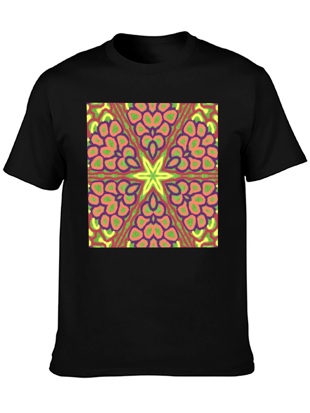 Kaleidoscope Starburst Tee - Black