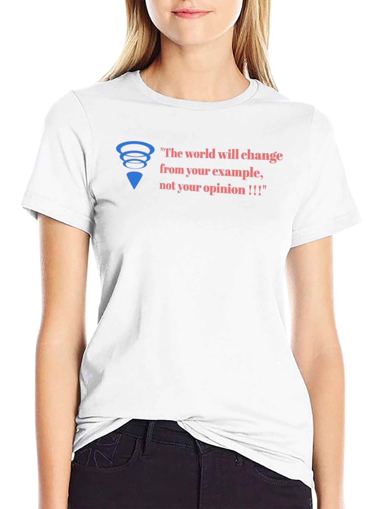 Inspirational Graphic Tee - Change Through Example