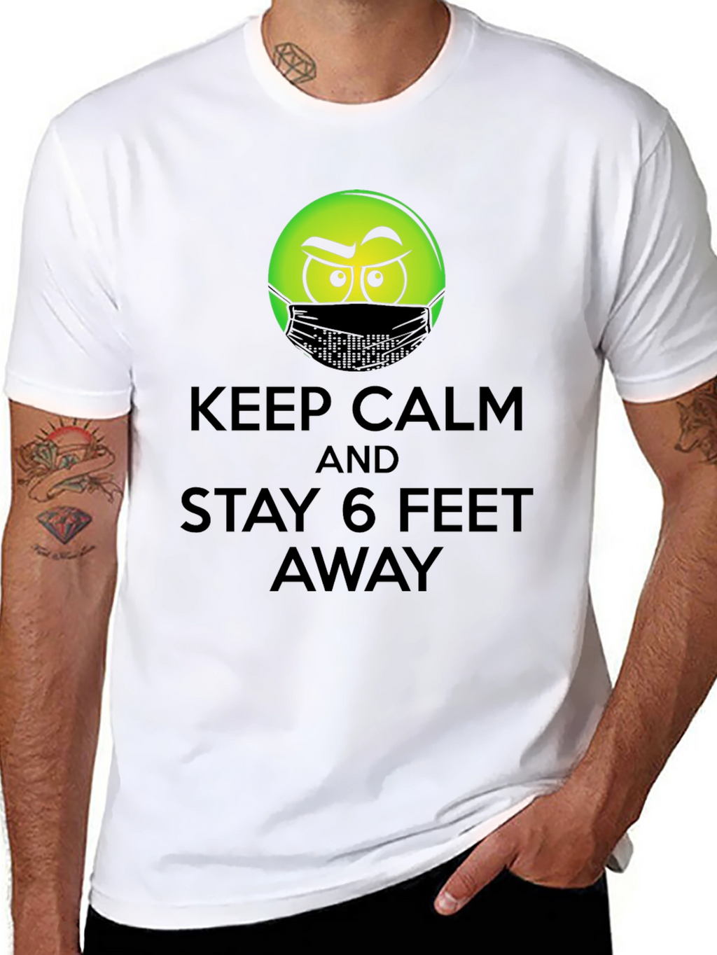 Keep Calm 6 Feet Away T-Shirt