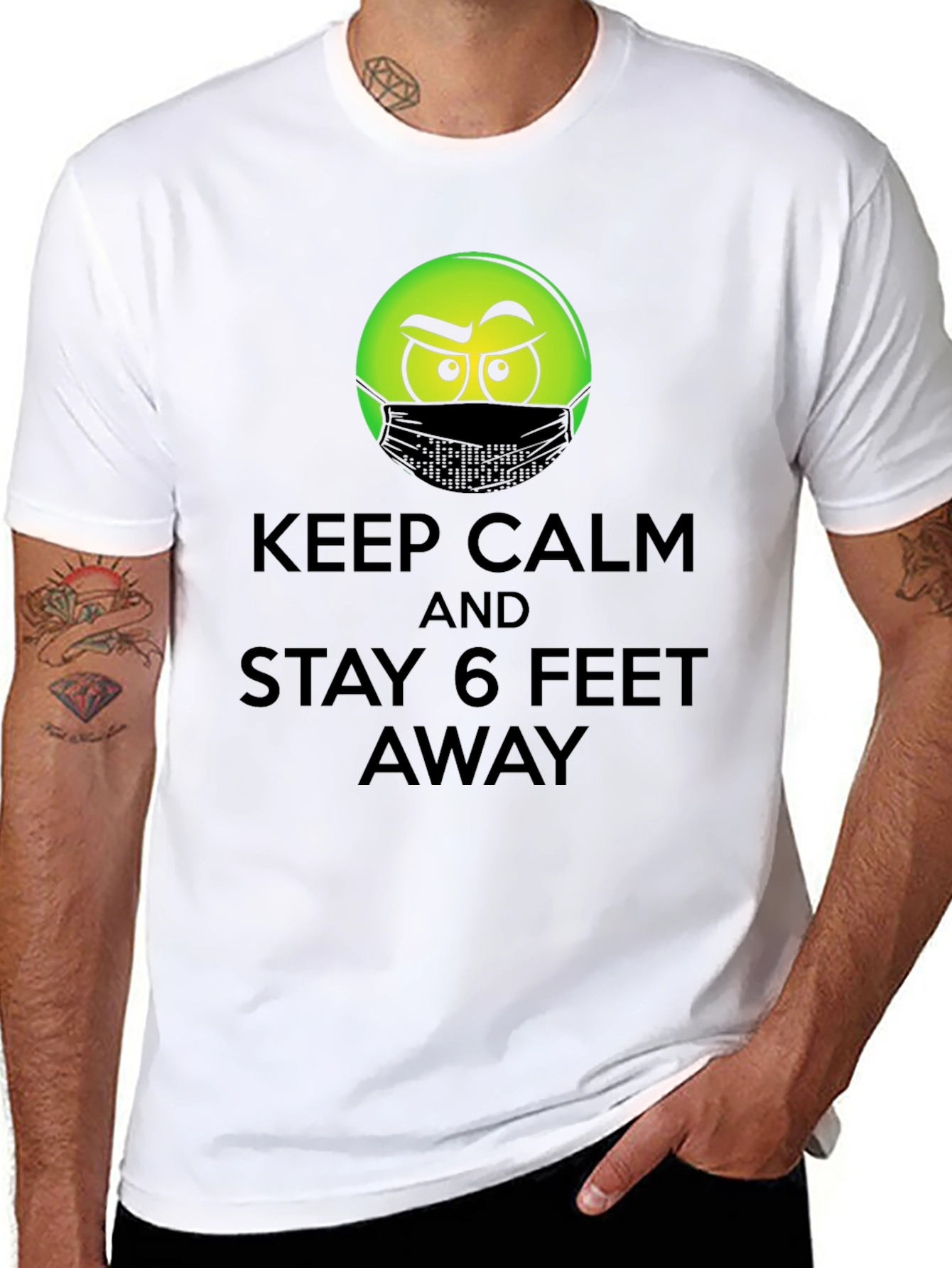 Keep Calm 6 Feet Away T-Shirt