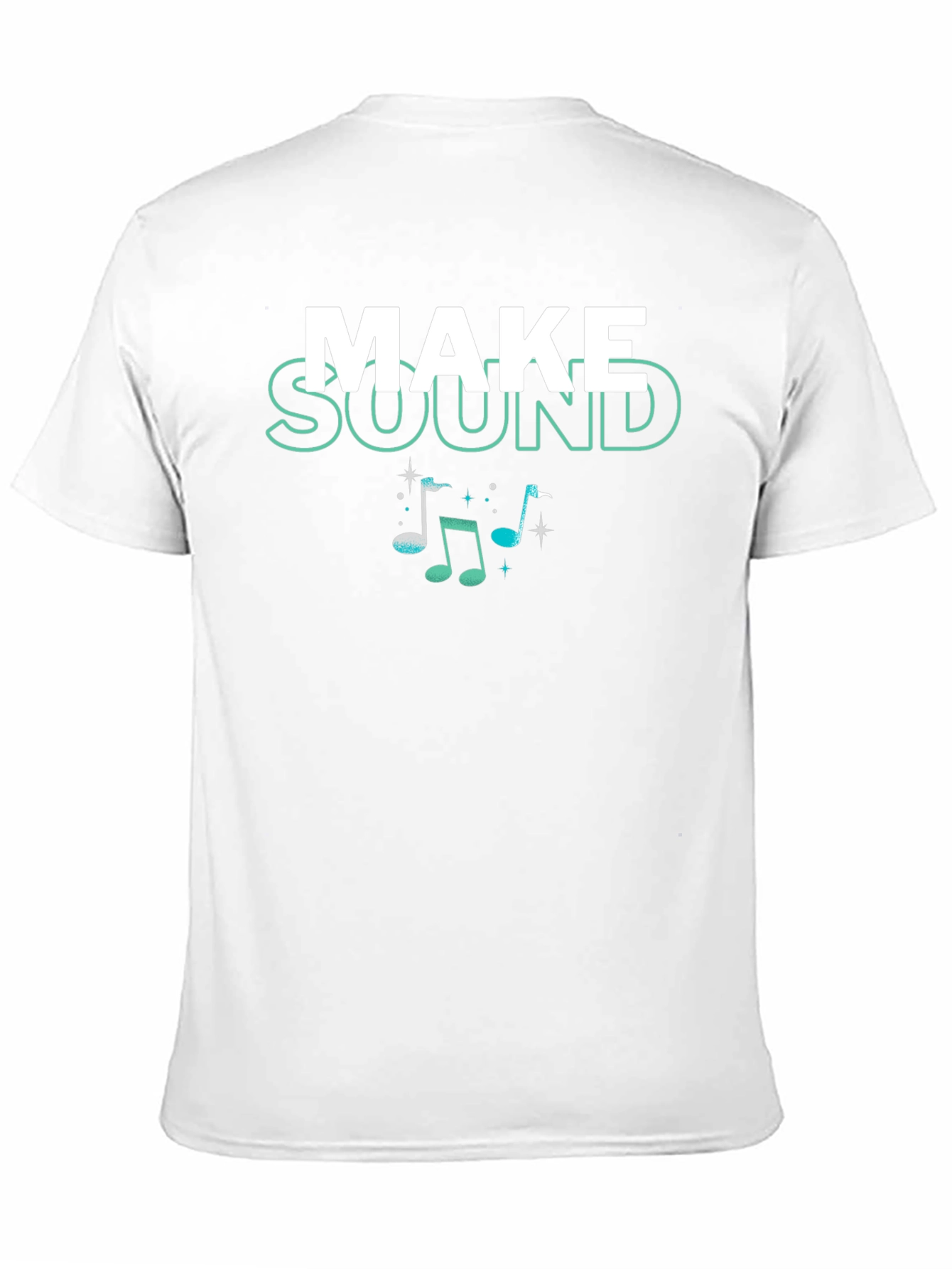 Make Sound Music Notes Graphic T-Shirt