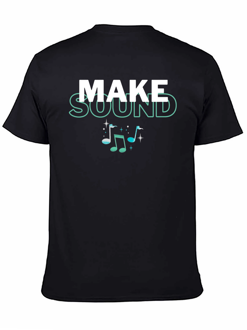 Make Sound Music Notes Graphic T-Shirt