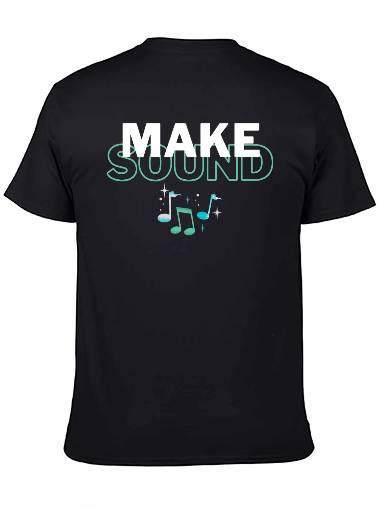 Make Sound Music Notes Graphic T-Shirt