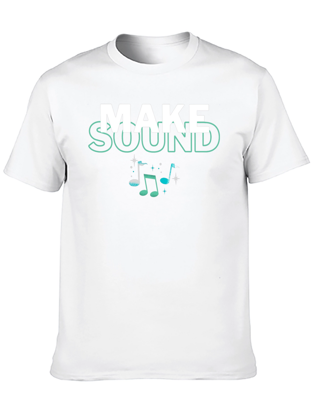 Make Sound Music Notes Graphic T-Shirt