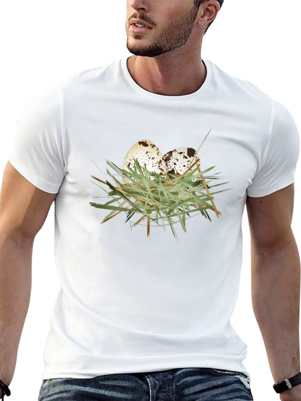 Eggs Nest Graphic T-Shirt