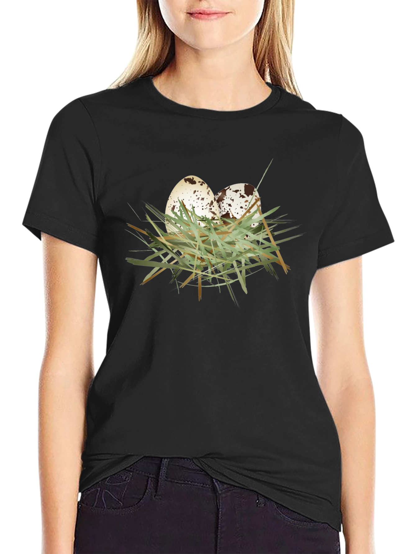 Eggs Nest Graphic T-Shirt