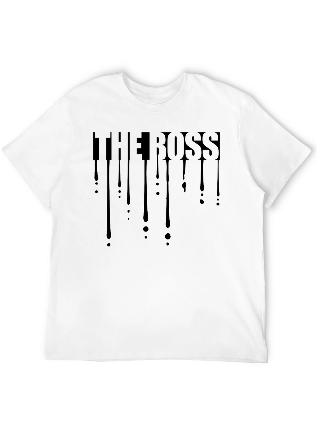 The Boss Black Graphic Tee - Mens