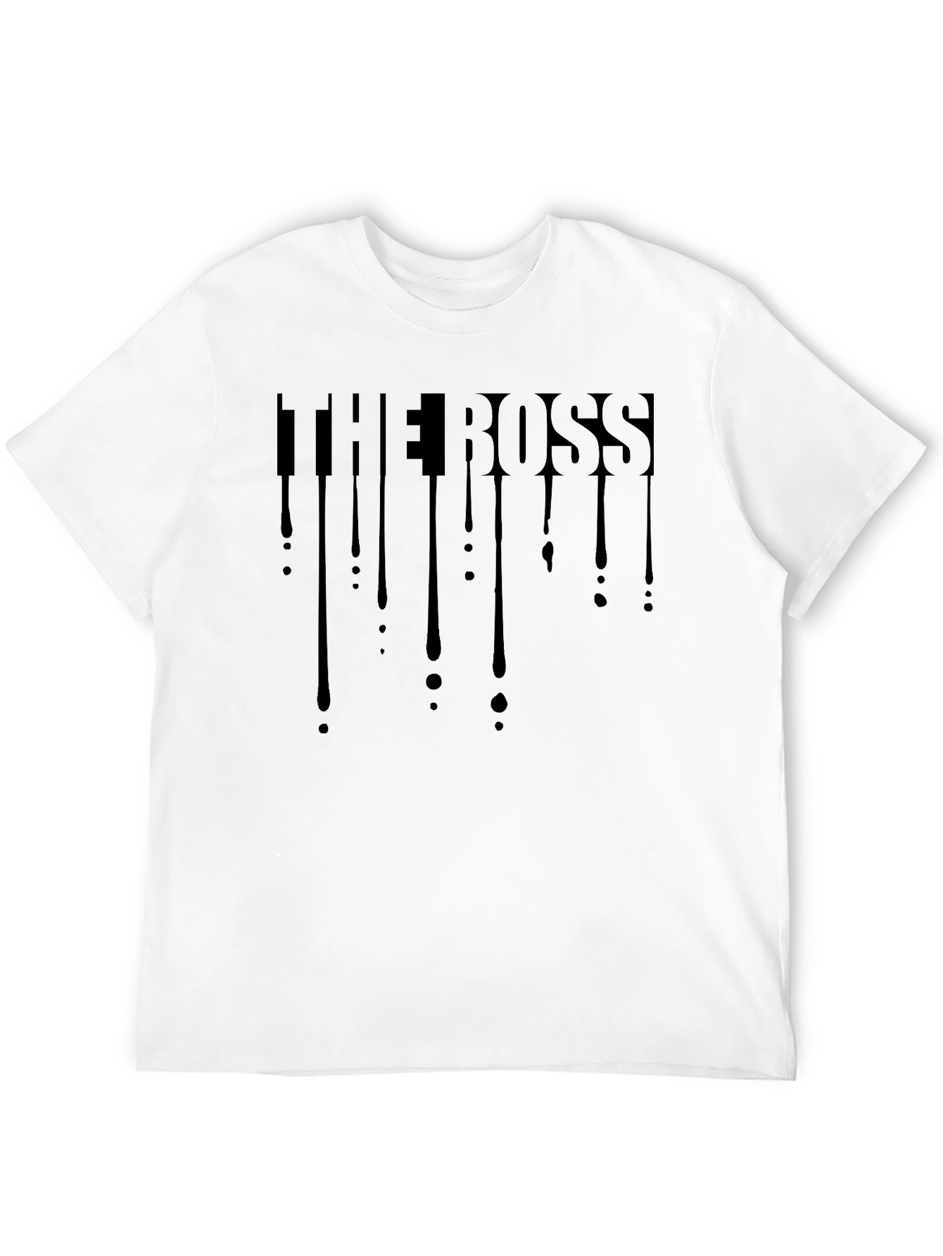 The Boss Black Graphic Tee - Mens