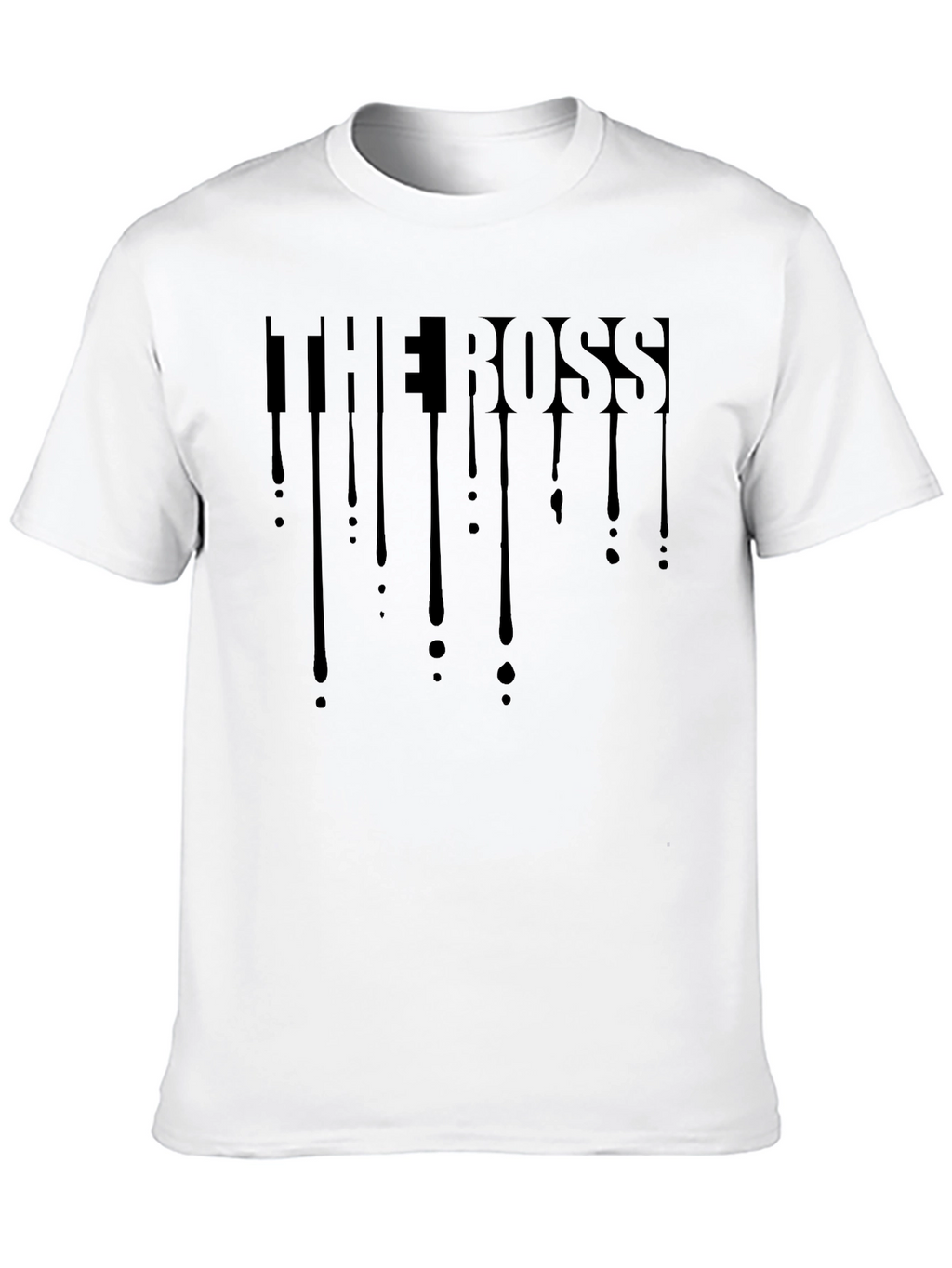 The Boss Black Graphic Tee - Mens