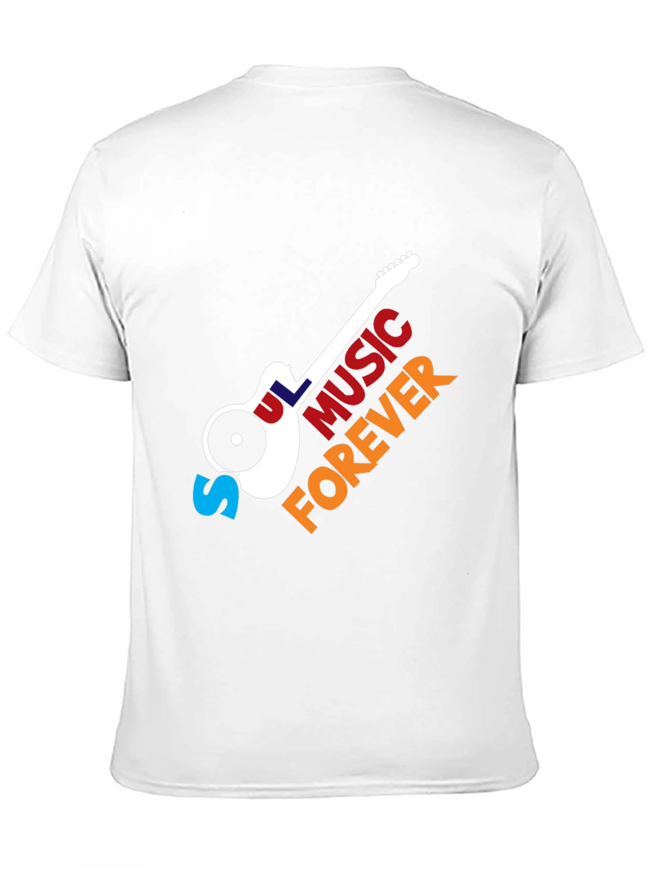 Soul Music Forever T-Shirt - Classic Guitar Design