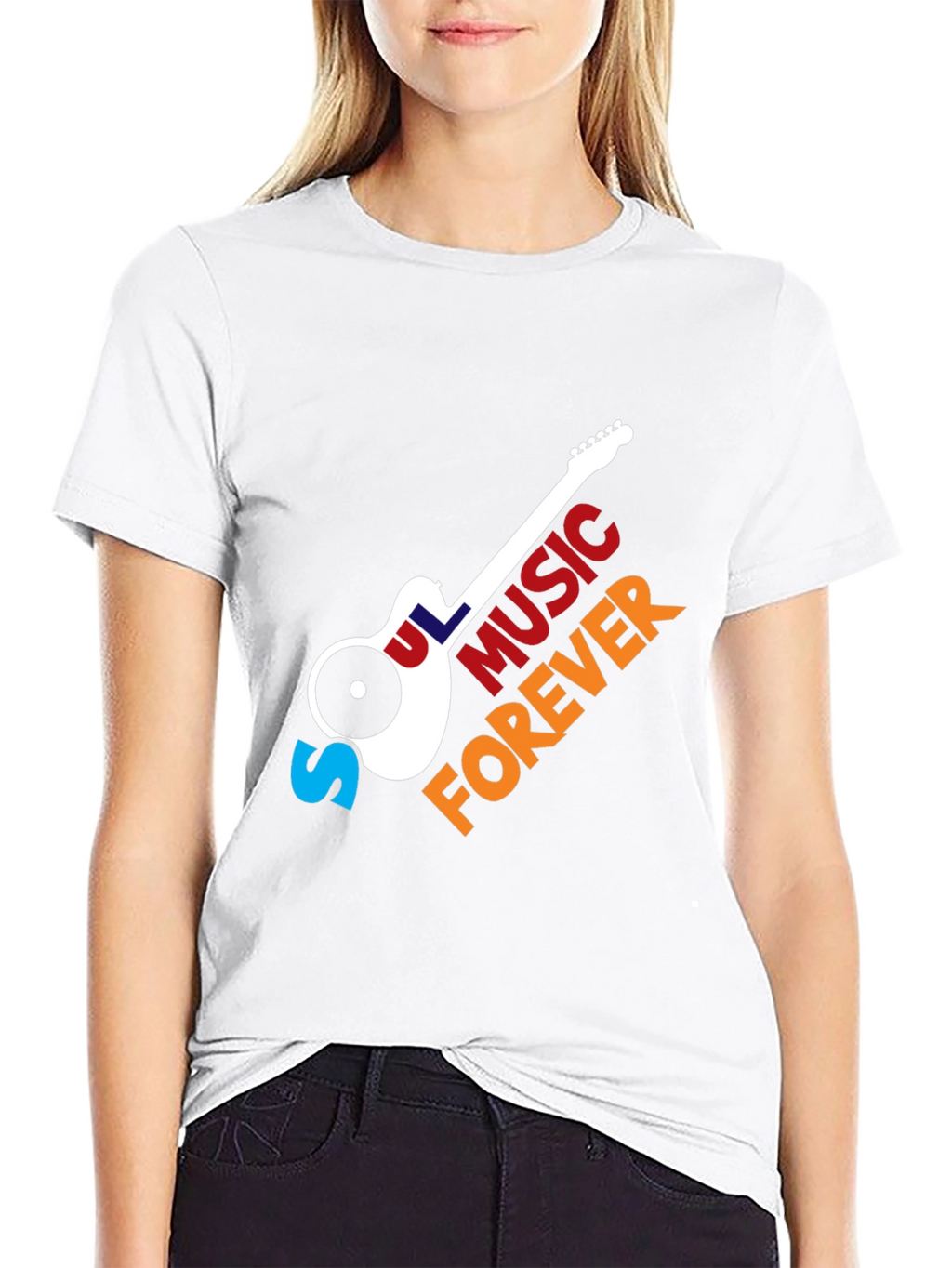 Soul Music Forever T-Shirt - Classic Guitar Design