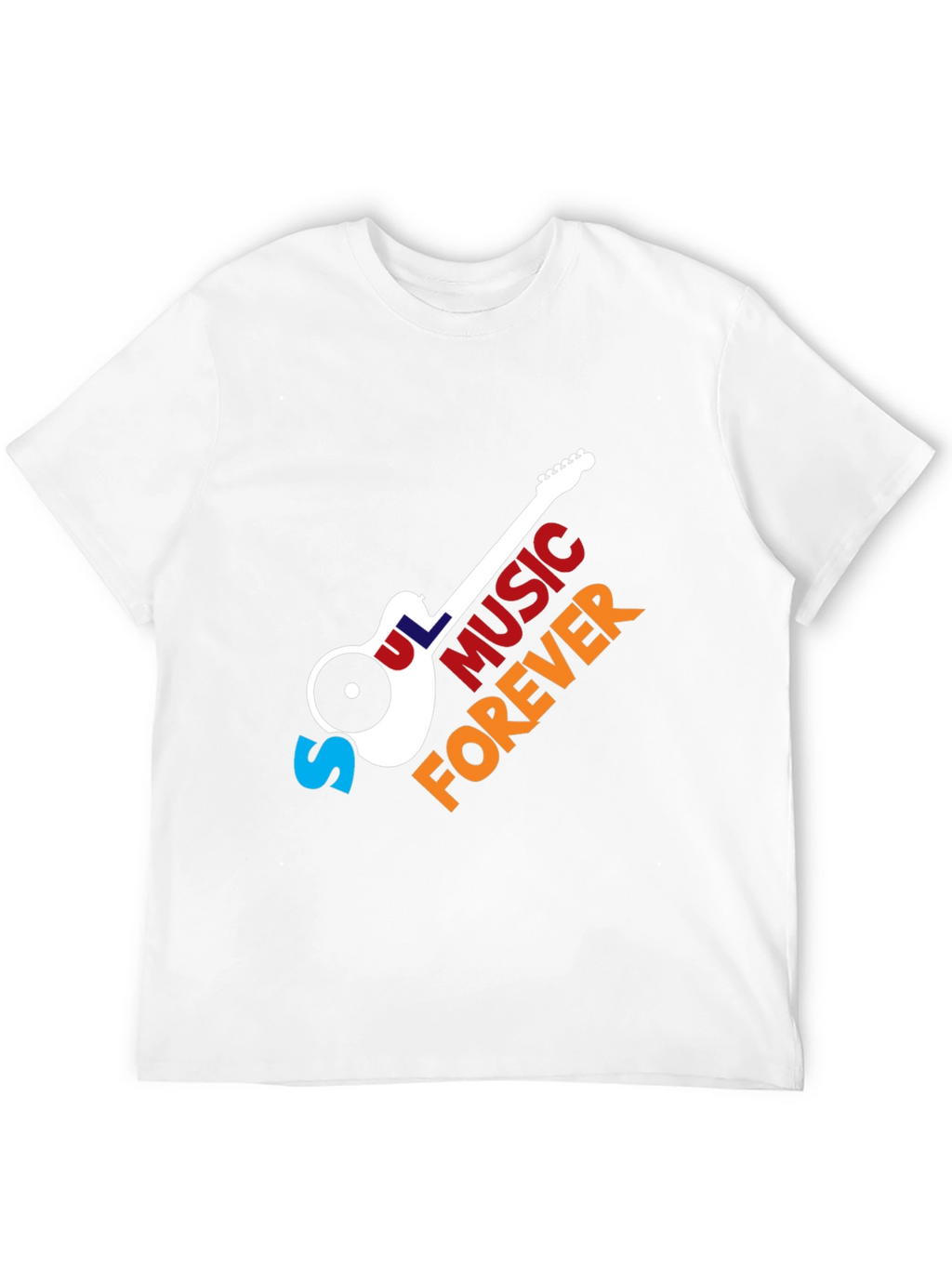 Soul Music Forever T-Shirt - Classic Guitar Design
