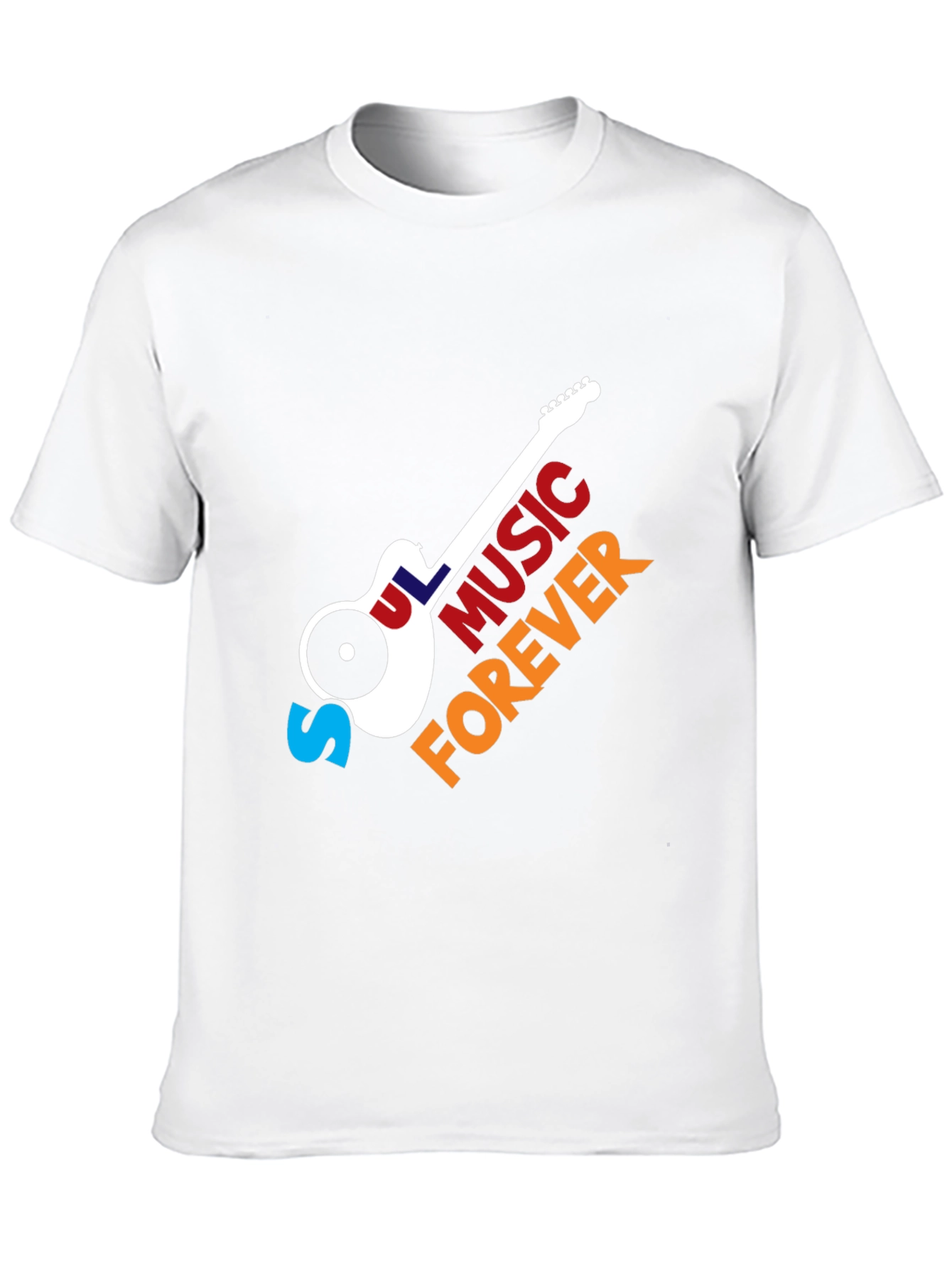 Soul Music Forever T-Shirt - Classic Guitar Design