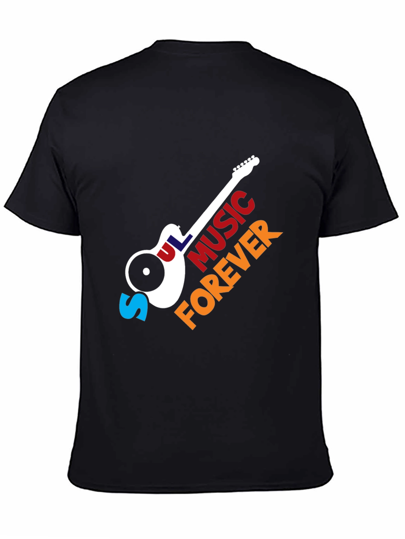 Soul Music Forever T-Shirt - Classic Guitar Design